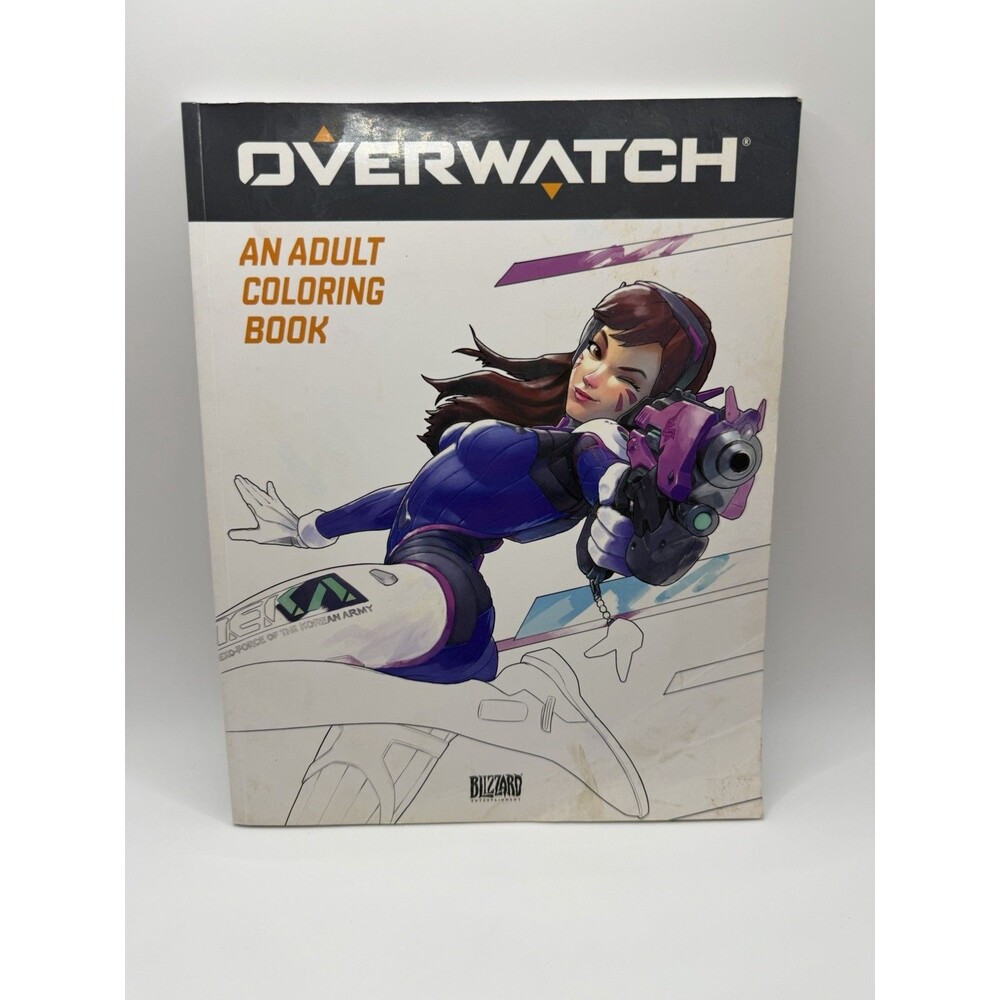 Unused Blizzard Entertainment, Overwatch An Adult Coloring Book, Softcover, 2017